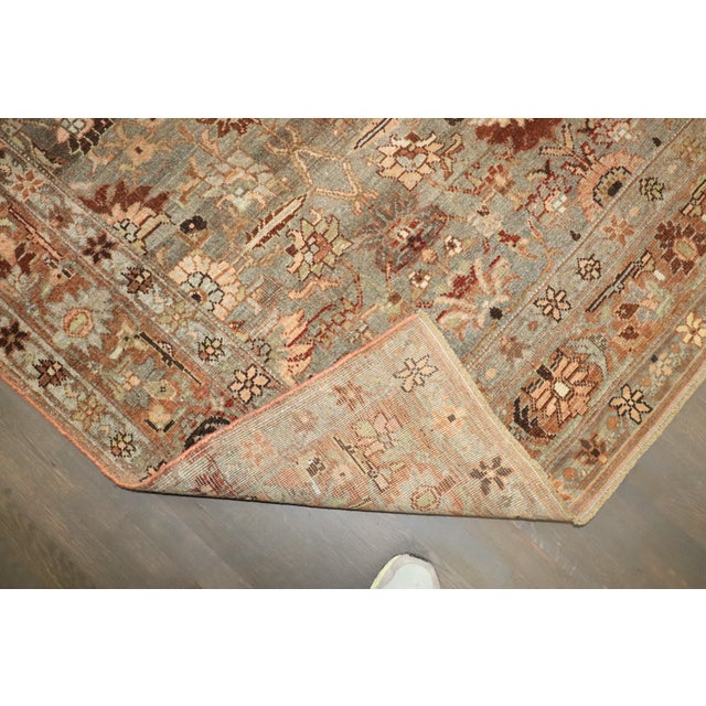 Antique Zabihi Collection Persian Bidjar Rare Size Wide Corridor Rug - 6'1" x 21' For Sale - Image 10 of 11