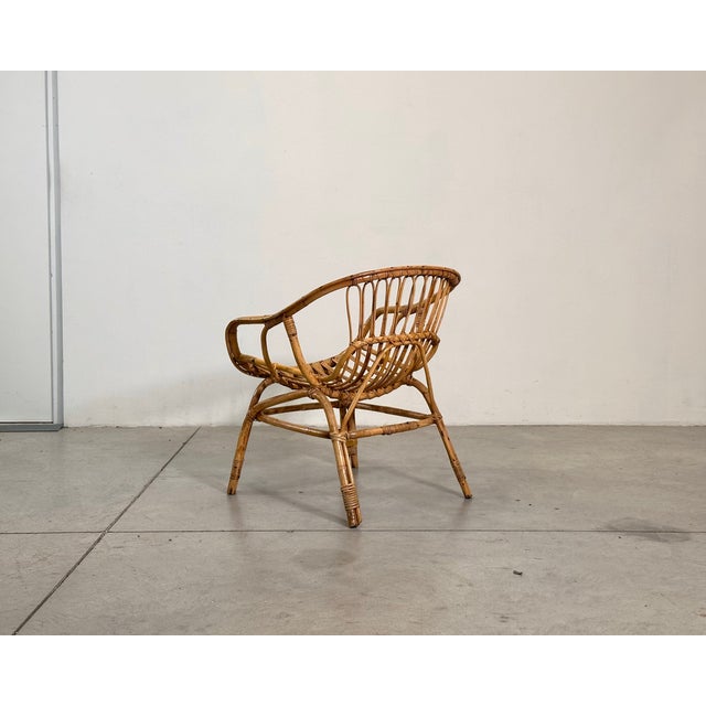 Rattan and Bamboo Living Room Set, Set of 5 For Sale - Image 16 of 18