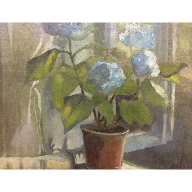 *** ABOUT THIS PAINTING *** * TITLE: "Flower on the windowsill" * ARTISTS: Seleznev Vladimir Pavlovich * SIZE: 44х33...