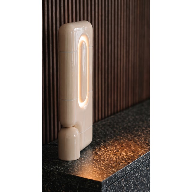 Cream U 037 Ambient Lamp by Rollo Studio For Sale - Image 8 of 13