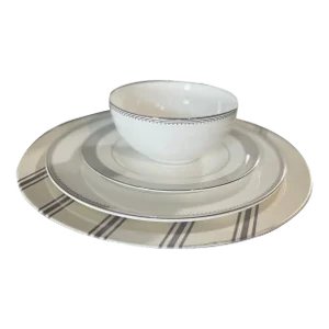 Wedgwood Designed by Vera Wang Grosgrain 6 Boxes of 4-Piece Place Setting Dinnerware Set- 24 Pieces Total