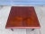 Gunnar Schwartz Teak square coffe table with a bottom cane shelf. Top has been refinished and is ready to go! Beautiful...