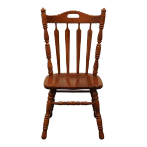 Tell City Solid Hard Rock Maple Colonial Early American Arrow Back Dining Side Chair 8072-48