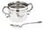 Antique 20th Century English Silver Sugar Bowl & Spoon by S.W. Smith & Co., 1911, Set of 2 For Sale
