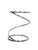 Metal 1970's Chrome Coil Table Att. To Rosen for Pace 1970's For Sale - Image 7 of 8