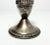 1940s Vintage 925 Silver Weighted Candlestick Holder & Etched Grape Glass Globe For Sale In Dallas - Image 6 of 9
