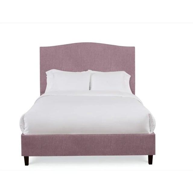 Not Yet Made - Made To Order Hazel Twin Headboard, Plum Linen For Sale - Image 5 of 5