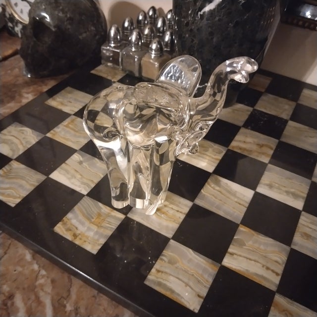 1960s Steuben Glass "Trumpeting Elephant For Sale - Image 5 of 6