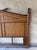 British Colonial Burnt Bamboo and Grasscloth Queen Headboard For Sale - Image 4 of 12