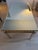 Gold Gold & Mirrored Dining Table For Sale - Image 8 of 9