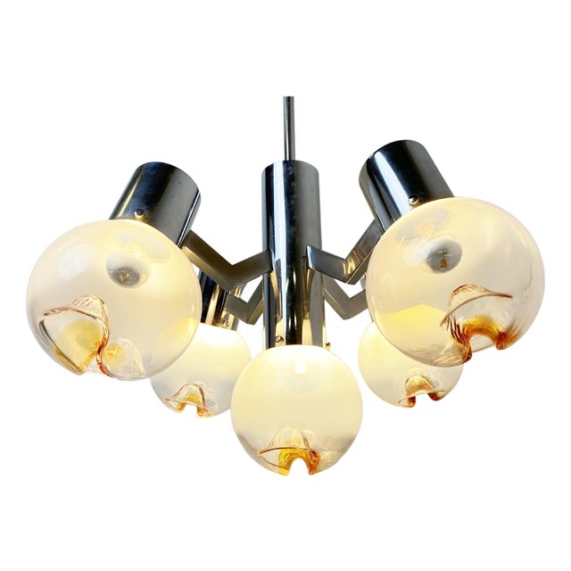 Vintage Chandelier from Mazzega, 1960s For Sale