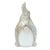Kenneth Ludwig Chicago Modern Terra Cotta Gnome Figurine with Marble Finish (Set of 2) For Sale - Image 4 of 5