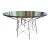 Caracole Modern Metro 54 Inch Round Dining Table For Sale