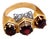 Gold Ring with Diamond Chips For Sale