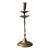 Vintage Etched Brass Candlestick Holder For Sale