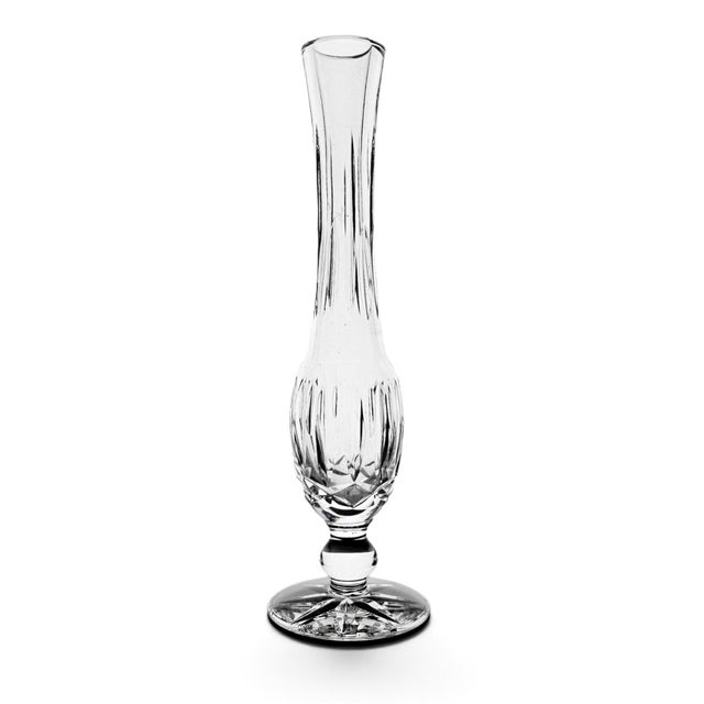 Late 20th Century Waterford Crystal Footed Bud Vase Vases & Urns Collection 9.25" For Sale - Image 5 of 17