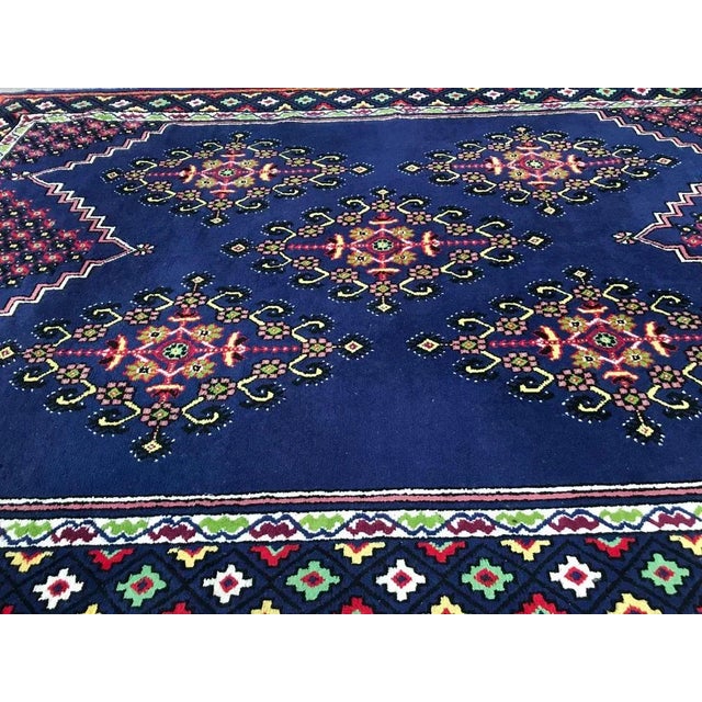 Large Vintage North African Tunisian Rug For Sale - Image 9 of 18