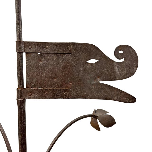 18th Century French Wrought-Iron Dragon Weathervane For Sale In Chicago - Image 6 of 11