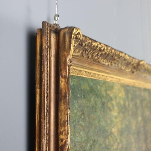 Henri Houben, Landscape, 1950, Oil on Canvas For Sale - Image 10 of 13