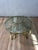 1970s Mid Century Italian Round Hexagon Coffee Table With Brass Base, 1970s For Sale - Image 5 of 8