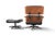 Wood 1970s Walnut + Leather Lounge Chair and Ottoman For Sale - Image 7 of 11