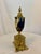 Vintage Italian Sèvres Style Hand-Painted Porcelain Urn With Ormolu Mounts For Sale - Image 10 of 12