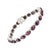 Ruby Red Oval Cabochon 35.44 Ct Ruby Unisex Bracelet in Sterling Silver For Sale - Image 8 of 10
