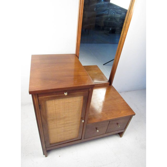 1960s Mid-Century Hall Cabinet With Mirror For Sale - Image 5 of 11