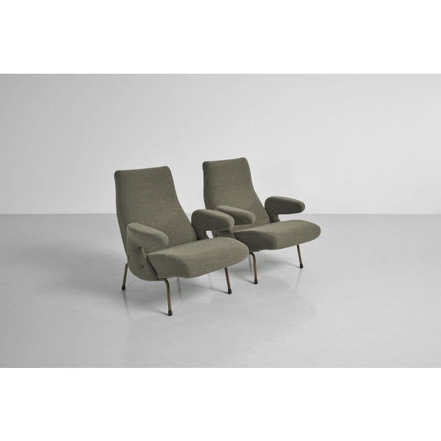 Gray Delfino Lounge Chair by Erberto Carboni for Arflex, 1955 For Sale - Image 8 of 14