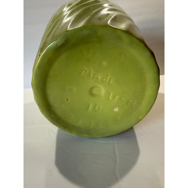 Mid-Century Modern 1950s Mid-Century Green Glazed #10 Ceramic Bauer Pot For Sale - Image 3 of 3