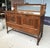 J.B. Van Sciver Company Early 20th Century J.B. Van Sciver Co. Refinished Antique Oak Sideboard With Mirrored Gallery & Turned Legs For Sale - Image 4 of 13