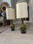 Pair of Tall Green Vintage Lamps For Sale In Palm Springs - Image 6 of 12