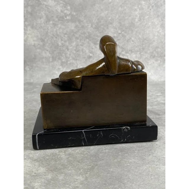 Bronze Bust by Miklos Ligeti, Budapest, 1903 For Sale - Image 6 of 10