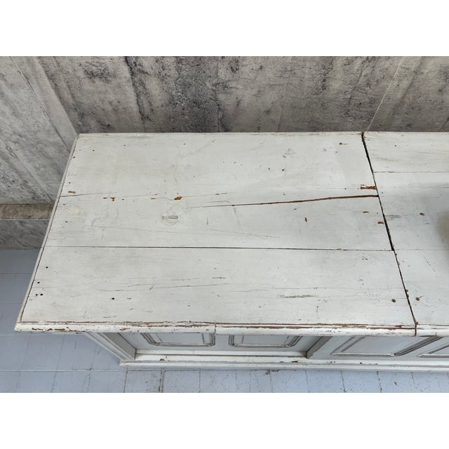 Wood Shabby Chic French Dresser Base Sideboard, 1920s For Sale - Image 7 of 18