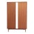 Mid Century Modern Vintage Teak Armoire Wardrobe by Meredew Danish Style For Sale