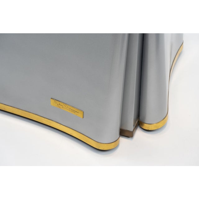 Vintage Draped Table by J. Dickinson for Sutherland, 1990s For Sale - Image 13 of 15
