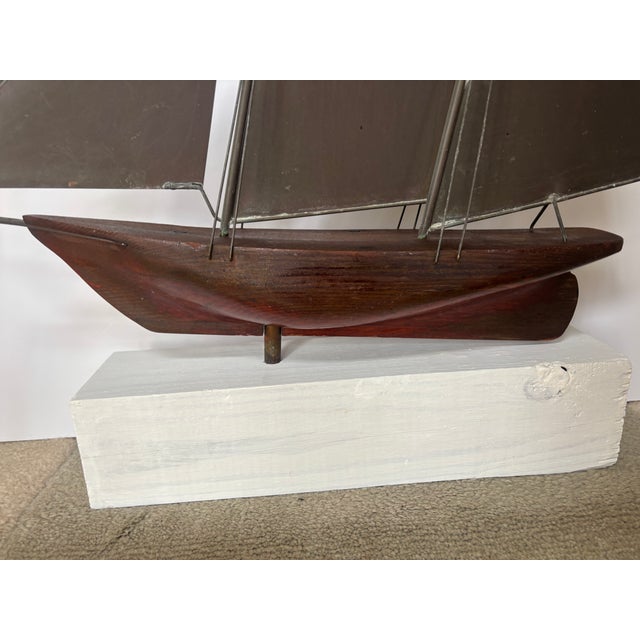 Copper Clipper Ship Weathervane For Sale - Image 11 of 13