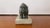 Chinoiserie Late 19th Century French Chinoiserie Style Rhinoceros Spelter Double Inkwell on Marble Base For Sale - Image 3 of 7