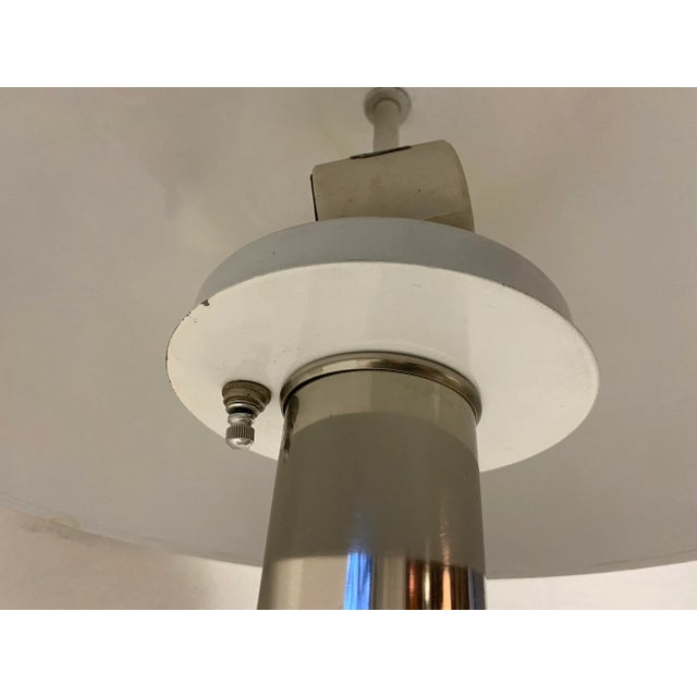 1970s Laurel Lamp Robert Sonneman Chrome Mushroom Table Lamp With Double Bulb For Sale In Reno/Lake Tahoe - Image 6 of 7