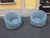 Set of Vintage Tub Chairs in Light Blue Bouclé Fabric, 2000s For Sale - Image 13 of 13
