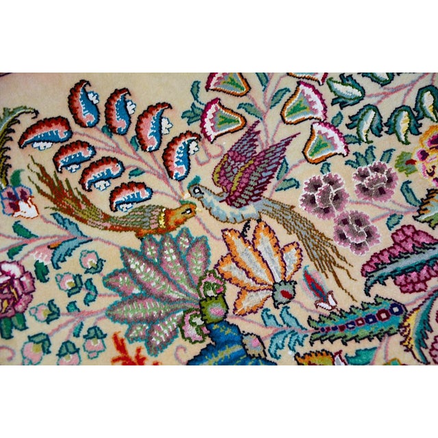 Vintage Ghom Rug, 1990s For Sale - Image 4 of 14