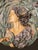 Ceramic Austrian Art Nouveau Relief Porcelain Wall Charger, C. 1905 For Sale - Image 7 of 16