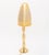 Mid-Century Modern Style Gold-Tone Table Lamp For Sale - Image 4 of 6