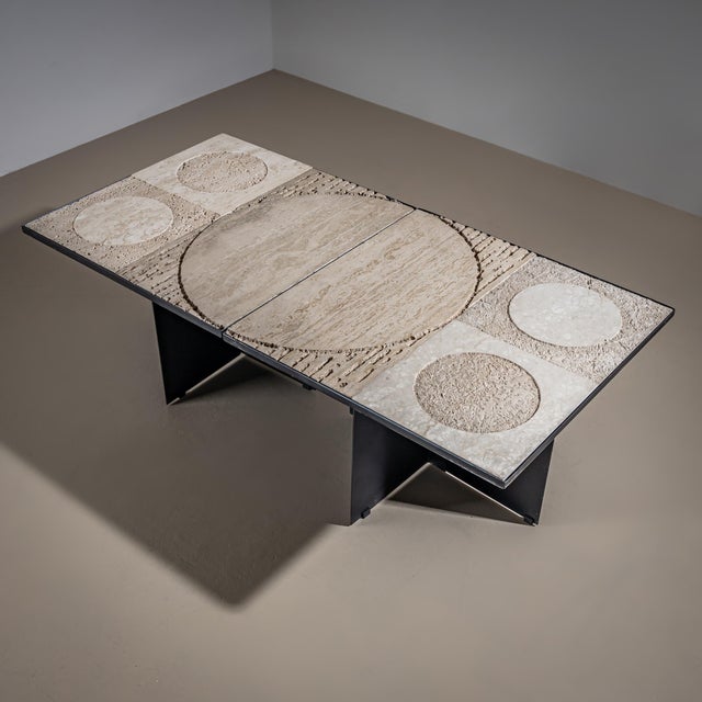 1970s Double Coffee Table attributed to Grupo NP2, Nerone e Patuzzi For Sale - Image 10 of 10