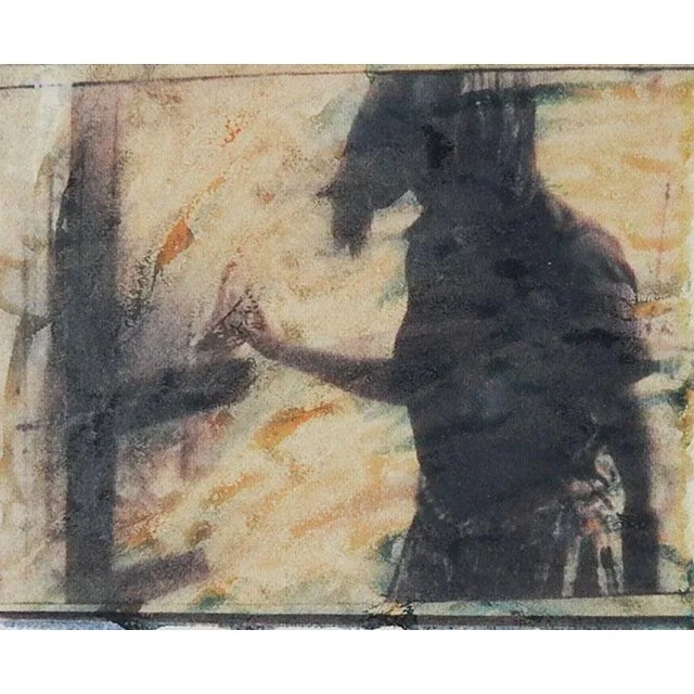 Contemporary Vintage Mixed Media Photograph Abstract Figure For Sale - Image 3 of 3