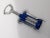 Mid-Century Modern Vintage Blue Silver Italian Corkscrew Bottle Opener For Sale - Image 3 of 11