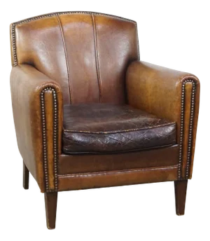 Vintage Sheep Leather Armchair