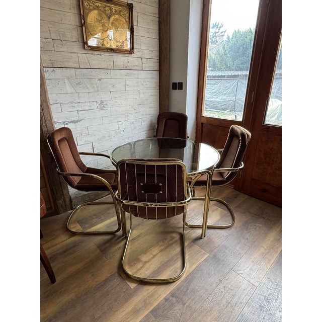 Copper Dining Set from Gastone Rinaldi, 1970s, Set of 5 For Sale - Image 6 of 7