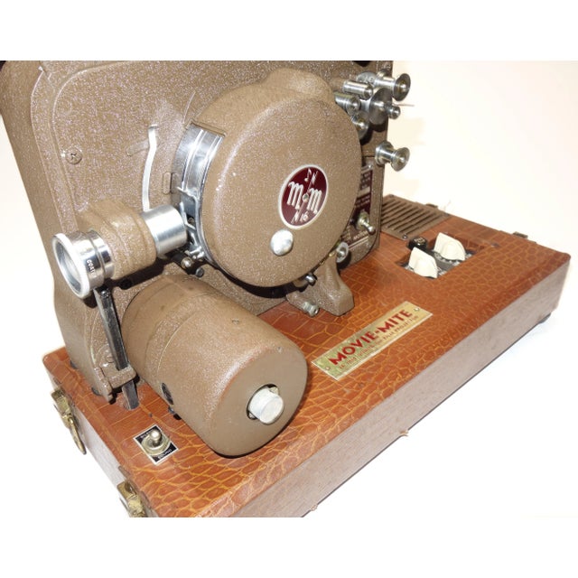 Art Deco Circa 1940's Art Deco Sound and Picture Movie Projector For Sale - Image 3 of 11