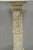 Vintage Italian Classical Carved Marble Column Form Square Top Pedestal Stand For Sale In Philadelphia - Image 6 of 13